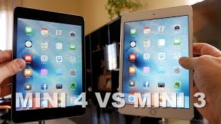 iPad mini 4 vs iPad mini 3 il confronto [upl. by Cassell]