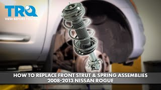 How to Replace Front Strut amp Spring Assemblies 20082013 Nissan Rogue [upl. by Ocana13]