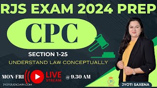 L1 CPC S125  RJS Live  CPC Lecture series  Basics of CPC  Judiciary  RJS online coaching [upl. by Poler133]