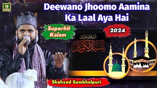 Deewano Jhoomo Jhoomo Aamina Ka Laal Aya Hai  Shahzad Sambhalpuri2024Kalam [upl. by Suchta]