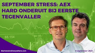 September Stress AEX hard onderuit bij eerste tegenvaller [upl. by Anaujait]