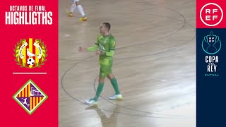 Resumen CopaDelReyFS  Industrias Santa Coloma 23 Mallorca Palma Futsal  Octavos de final [upl. by Bobbette]