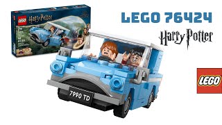 LEGO Harry Potter 76424 Flying Ford Anglia Speed Build in 6 MINUTES [upl. by Philine]