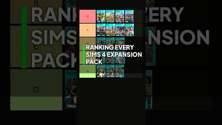 Ranking Every Sims 4 Expansion Pack shorts [upl. by Zingale501]