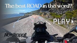 THE BEST ROAD IN THE WORLD Check out Nordkapp 🇳🇴 motovlog honda 4k beautiful travel motovlog [upl. by Anelram725]