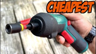 The Cheapest Cordless Screwdriver You Can Buy On Amazon [upl. by Serles397]