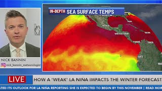 Nicks First Warning What a weaker La Niña could mean for winter [upl. by Dickey]