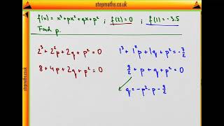 NSAA 2016 Section 1  Q73  Finding a Coefficient  Worked Solution [upl. by Meensat]