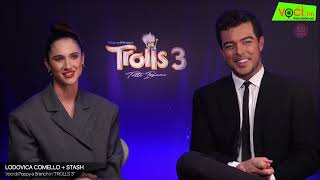 TROLLS 3 LODOVICA COMELLO e STASH su VOCIfm [upl. by Llerdnam]