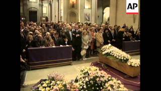 ITALY ROME FUNERAL OF EDDA CIANO DAUGHTER OF BENITO MUSSOLINI [upl. by Ainitsirhc266]