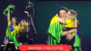 Veja imagem de Pabllo Vittar ajudando Madonna a vestir o figurino [upl. by Lehrer2]