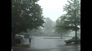 Severe ThunderstormTorrential Rain and Lightning In Frederick Maryland  July 3 2014 [upl. by Graniah868]