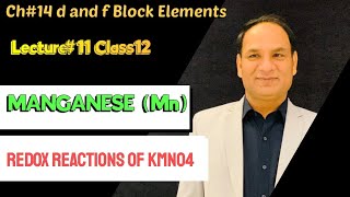 Ch14 Lec11 Manganese Mn As an Oxidizing agent in Titration and organic chemistry KMno4 [upl. by Cilurzo]