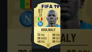 KALIDOU KOULIBALY FIFA ÉVOLUTION CARDE football fifa soccer fifacards futcard [upl. by Heida]