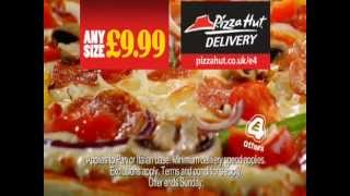 Pizza Hut Delivery E4 Advert Any Size Pizza £999 [upl. by Ethbinium636]