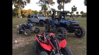 Family ATV Camping Trip Ocala National Forest amp Salt Springs [upl. by Rollecnahc]