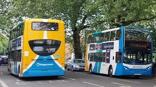 Stagecoach Manchester routes 230 7 42A full route timelapse [upl. by Xonel764]