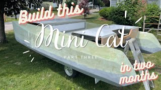 Build this Catamaran in TWO MONTHS Part 3 [upl. by Ardried]