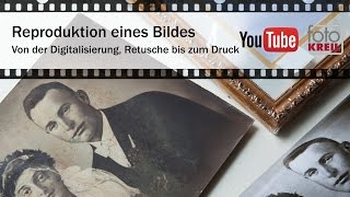 Reproduktion eines Bildes von der Digitalisierung bis hin zum Druck [upl. by Lunsford617]