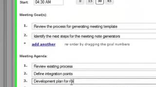 Less Meeting Meeting Minutes Template [upl. by Ahseekan]