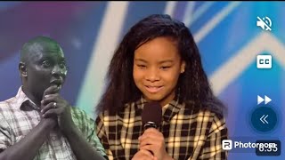 FAYTH LFIL 12  YEARS  OLD WINS SIMON COWELLS GOLDEN BUZZER WITH PROUD MARY BY TINA TURNER [upl. by Nellahs]