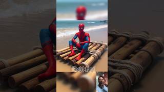 Beach adventure 🚣 Spiderman Deadpool and venom marvel spiderman [upl. by Arekat]