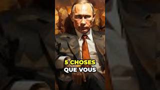 Cinq choses méconnues sur Vladimir Poutine [upl. by Irolam288]