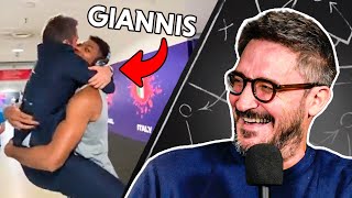 Gianmarco Pozzecco REACTS To Jumping On Giannis amp Meeting Pacquiao [upl. by Noir188]