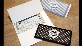 Anleitung Konzertkarte verpacken  Stampin Up [upl. by Gale883]