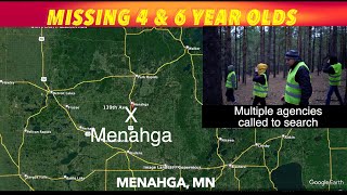 Sunday Night Search For Missing 4 amp 6 Year Olds In Wadena County Minnesota [upl. by Atiekahs]