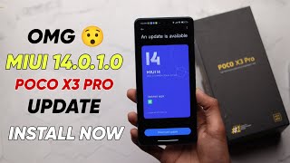 FINALLY WAIT IS OVER MIUI 14 UPDATE ON POCO X3 PRO 😎  ANDROID 13 UPDATE POCO X3 PRO [upl. by Casie]