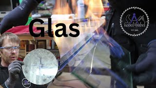 Kreis aus Glas amp VSG Glas schneiden [upl. by Soane801]