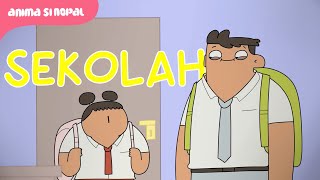 Kartun Lucu  Lagu Semangat Sekolah yang Aneh [upl. by Alidia]