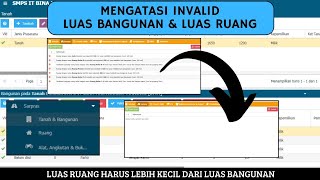 MENGATASI INVALID LUAS BANGUNAN DAN LUAS RUANG [upl. by Filbert]