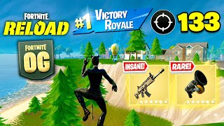 OG Fortnite Reload  High Kill Gameplay  Keyboard amp Mouse [upl. by Hacim880]