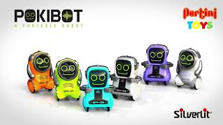 Pokibot  mali džepni robot Silverlit robot amp Pertini toys [upl. by Yelssew]