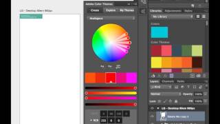 Picking website colors in Photoshop  Adobe Photoshop CC 2015 Web Design Tutorial 2148 [upl. by Randa]