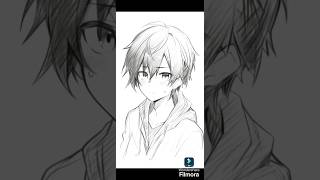 Easy boy drawing Ariyansart13 anime [upl. by Philippe]