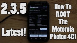 How To EASILY Root the Sprint Motorola Photon 4G [upl. by Forsyth]