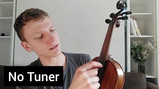 How to Tune a Violin by Ear for Beginners [upl. by Eirffej]