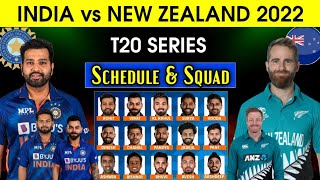 India Tour Of New Zealand  India T20 Squad vs New Zealand  Ind vs NZ Squad 2022 [upl. by Adel]