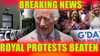 📝Antiroyal protesters📝 have taken a beating  Charles will be King of Australia as long as he wants [upl. by Yttel245]