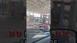 No Gas in the Tampa Bay region due to Hurricane Milton hurricane milton gas fuel florida fl [upl. by Aikcir]