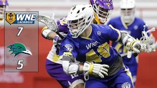 Mens Lacrosse Highlights vs Endicott 47 [upl. by Enifesoj]