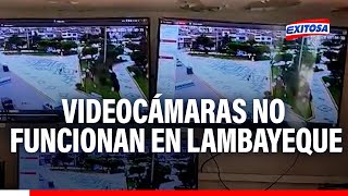 🔴🔵 Lambayeque No funcionan videocámaras de vigilancia en distintos lugares de la región [upl. by Ennire]