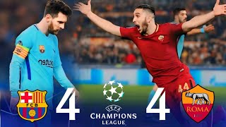 Barcelona vs AS Roma ■ 44 ■ Quarterfinals Champions League 2018 ■ Extended Goals amp Highlights [upl. by Simson413]