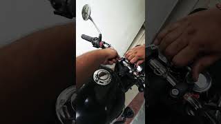 Royal Enfield meteor handlebar modification meteor650 thar scorpio fortuner jeep [upl. by Thomasa34]