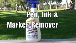 3 Pen Ink amp Marker Graffiti Remover by Motsenbockers LIFT OFF [upl. by Aynosal346]