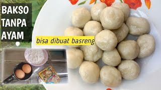 BAKSO GORENG HANYA 3 BAHAN TANPA DAGING  mekar sempurna [upl. by Jennine351]