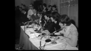 June 26 1966 Press Conference Ernest Merck Halle Hamburg Germany German Raw Footage [upl. by Hsetirp]